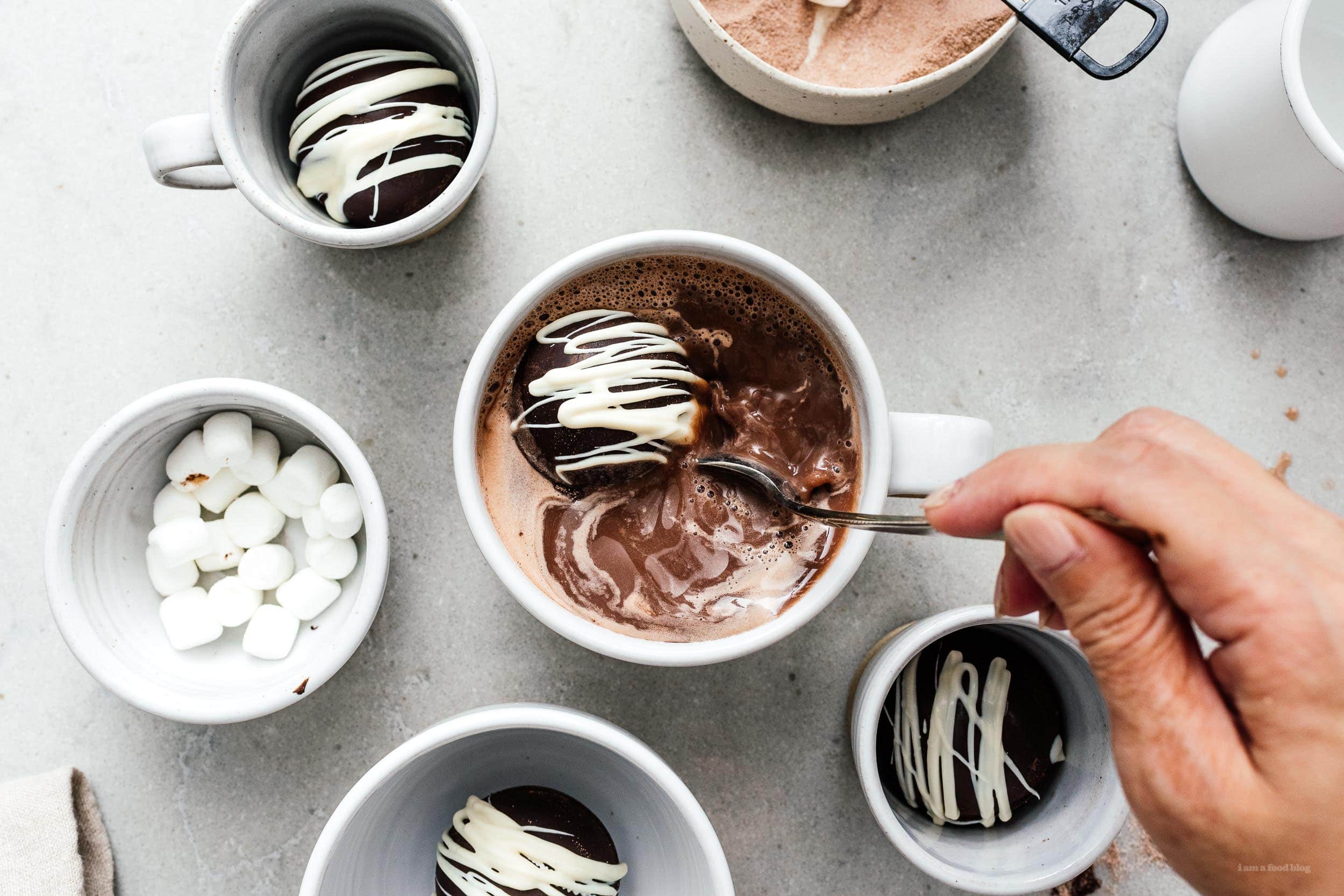 Hot Chocolate Bombs | www.iamafoodblog.com