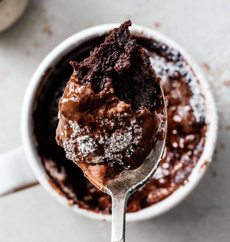 Easy 2 Minute Chocolate Mug Cake