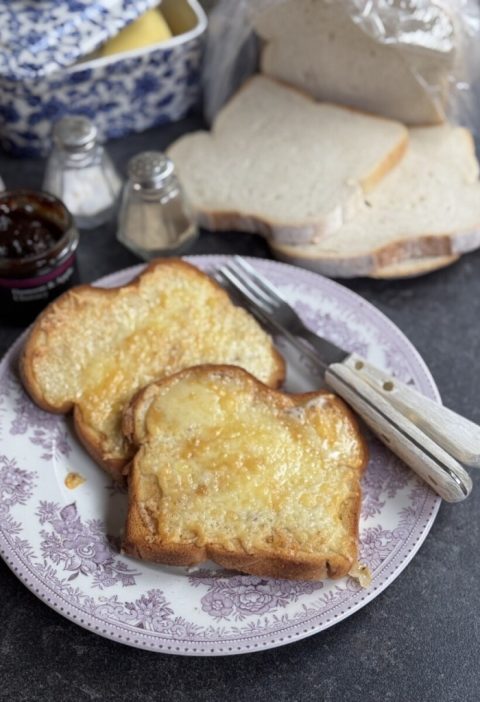 Air Fryer Cheese on Toast