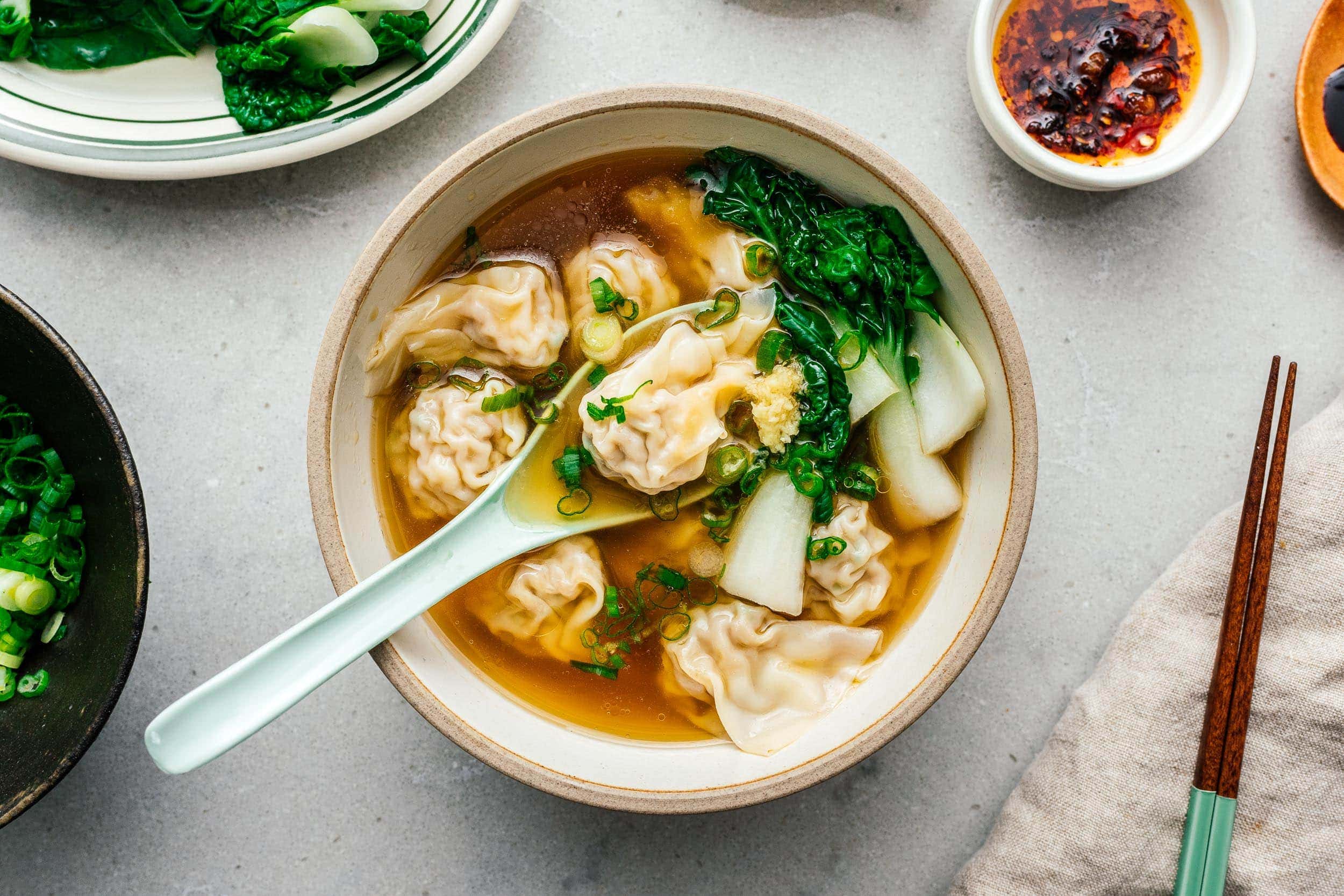 wonton soup recipe | www.iamafoodblog.com