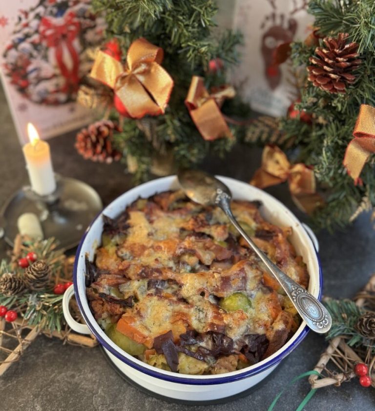 Loaded Festive Roast Potato Casserole