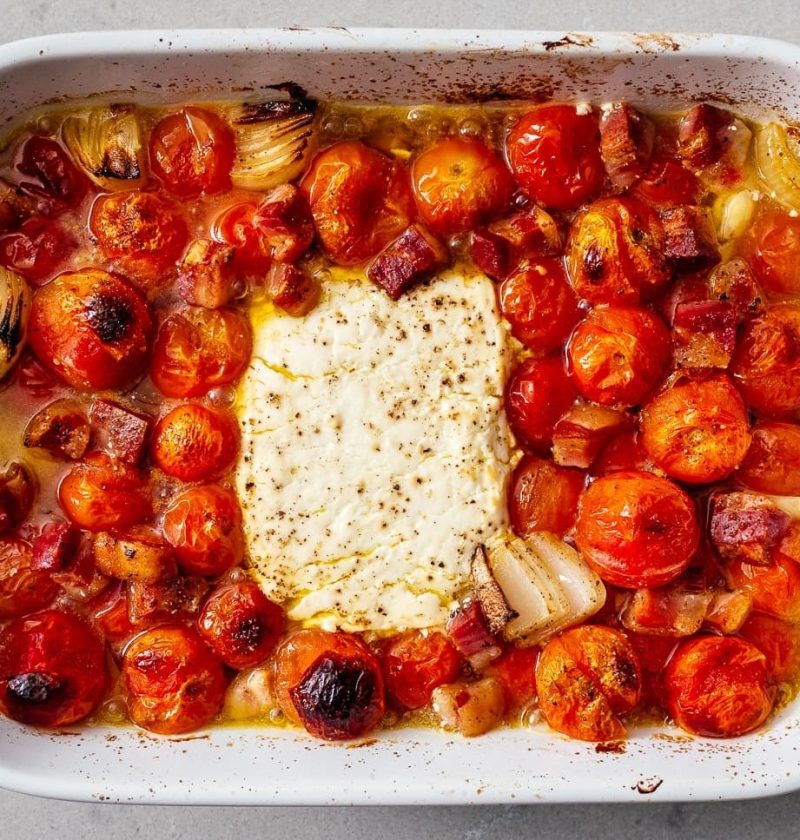 Tiktok Baked Feta Pasta