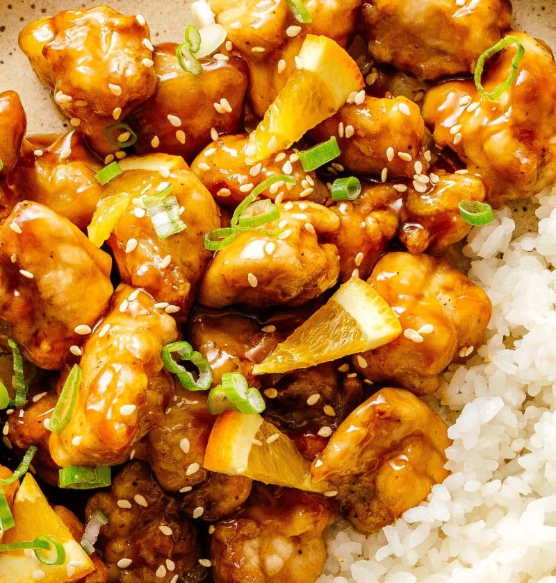 Easy Baked Chinese Orange Chicken Recipe