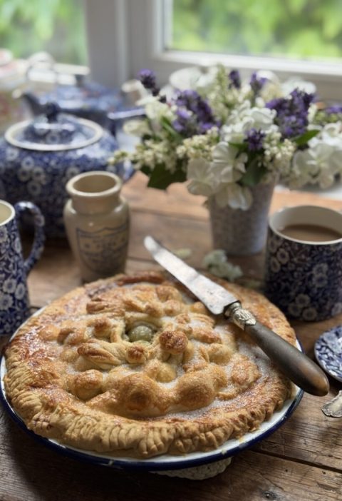 Northumberland Gooseberry Plate Pie