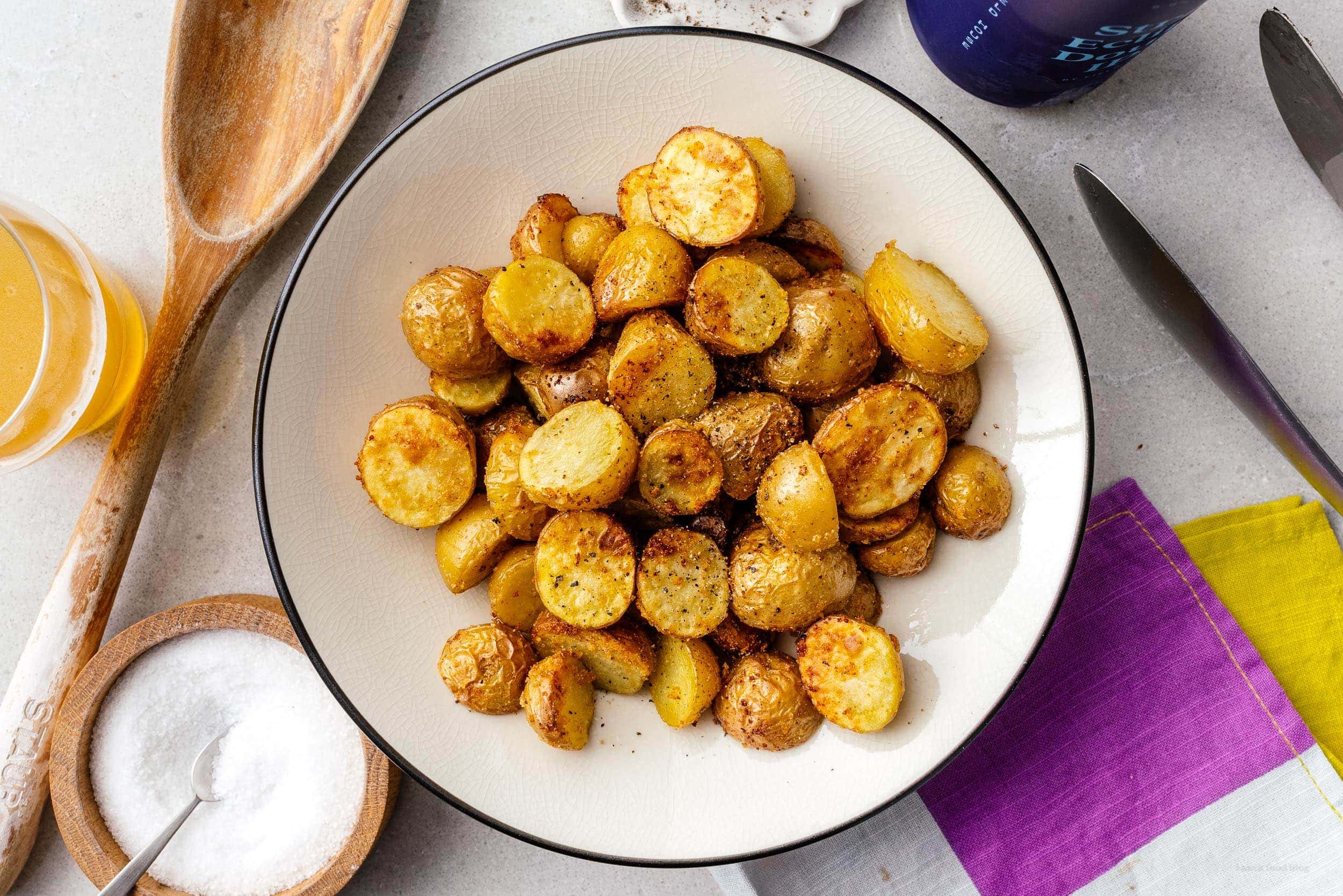 air fryer potatoes | www.iamafoodblog.com
