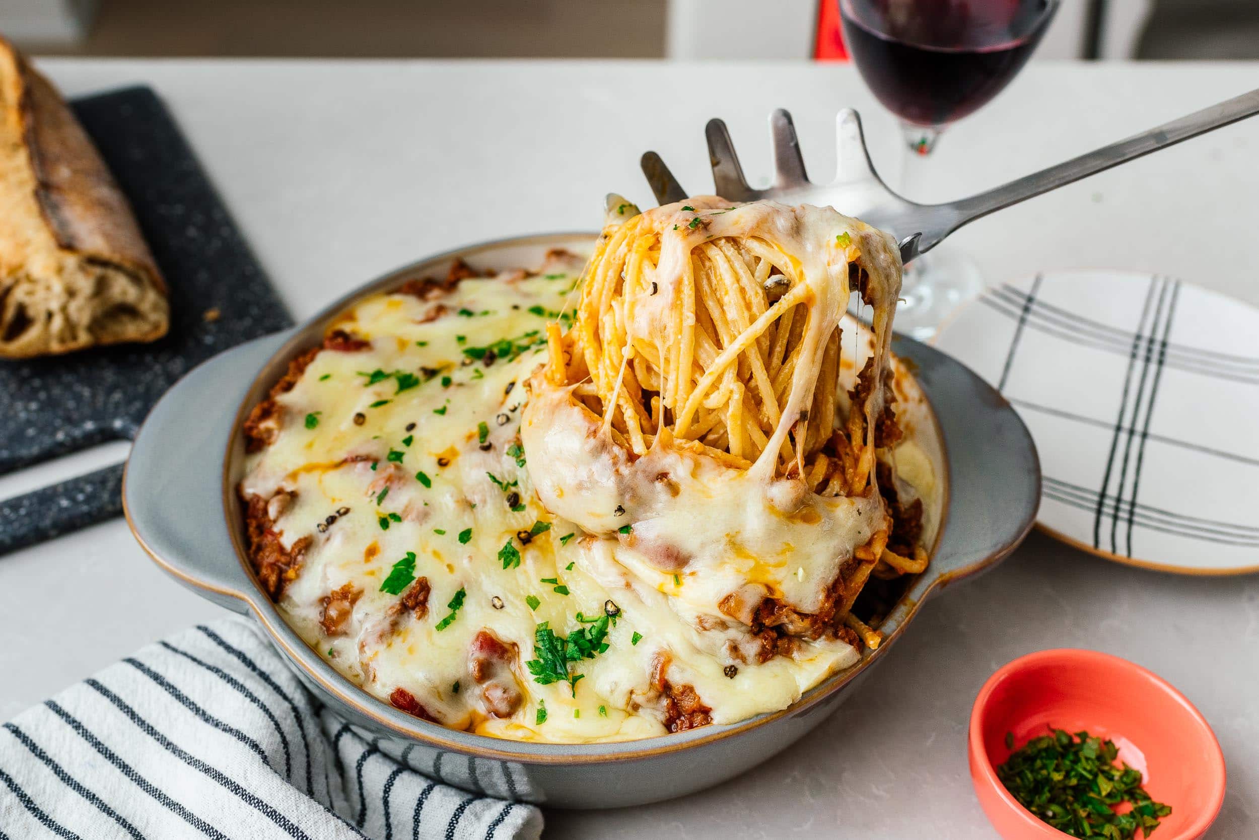 tiktok spaghetti recipe | www.iamafoodblog.com