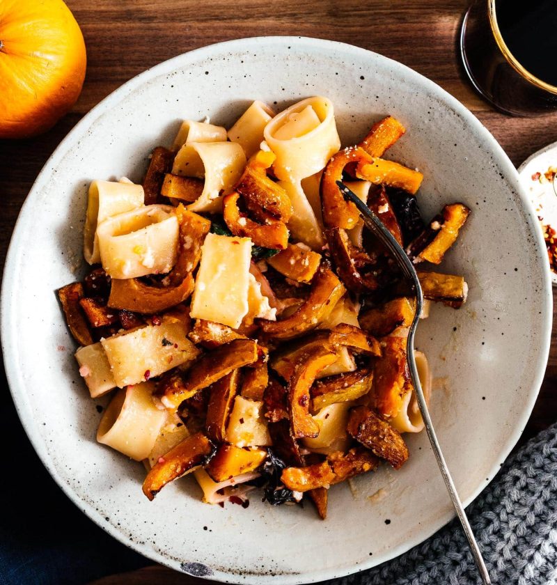 Roasted Honeynut Squash Creamy Pasta