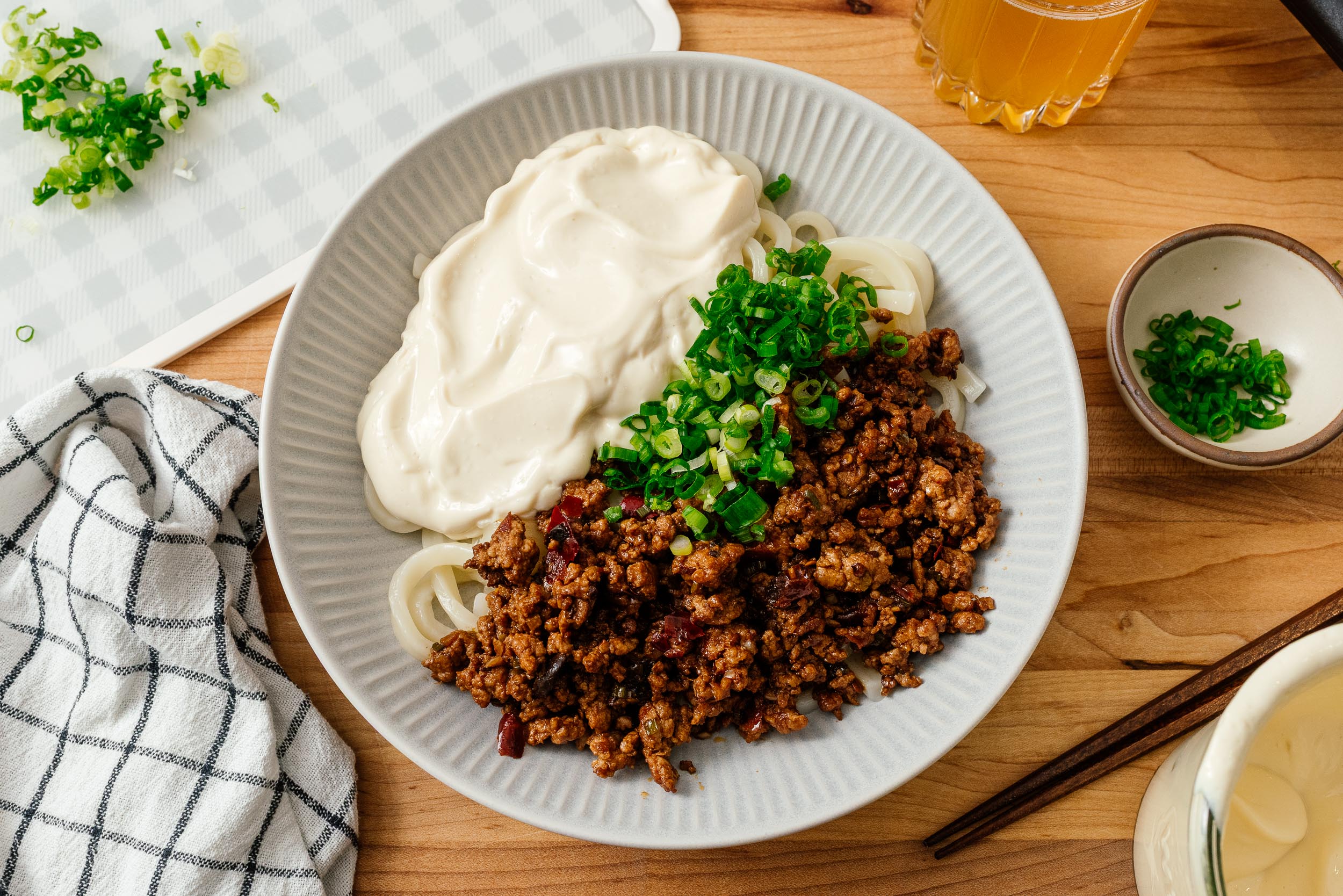 Tiktok Creamy Udon Noodles | www.iamafoodblog.com