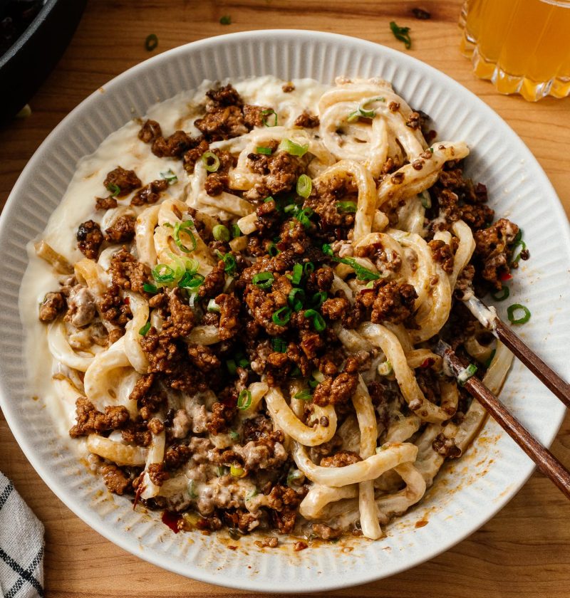 Tiktok Creamy Udon Noodles