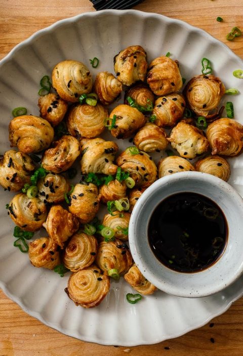 Mini Scallion Pancake Croissants