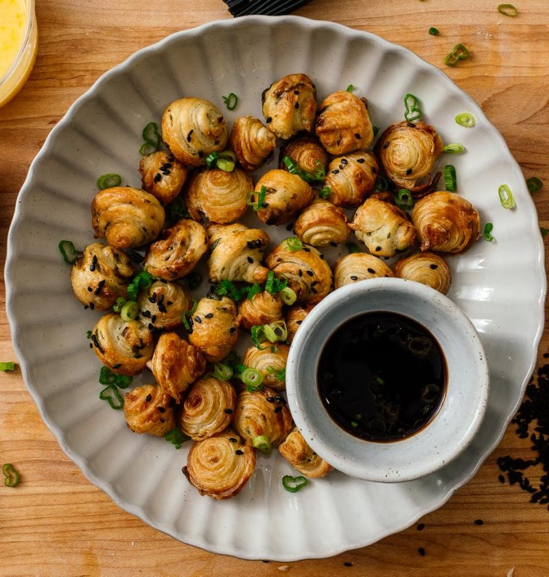Mini Scallion Pancake Croissants