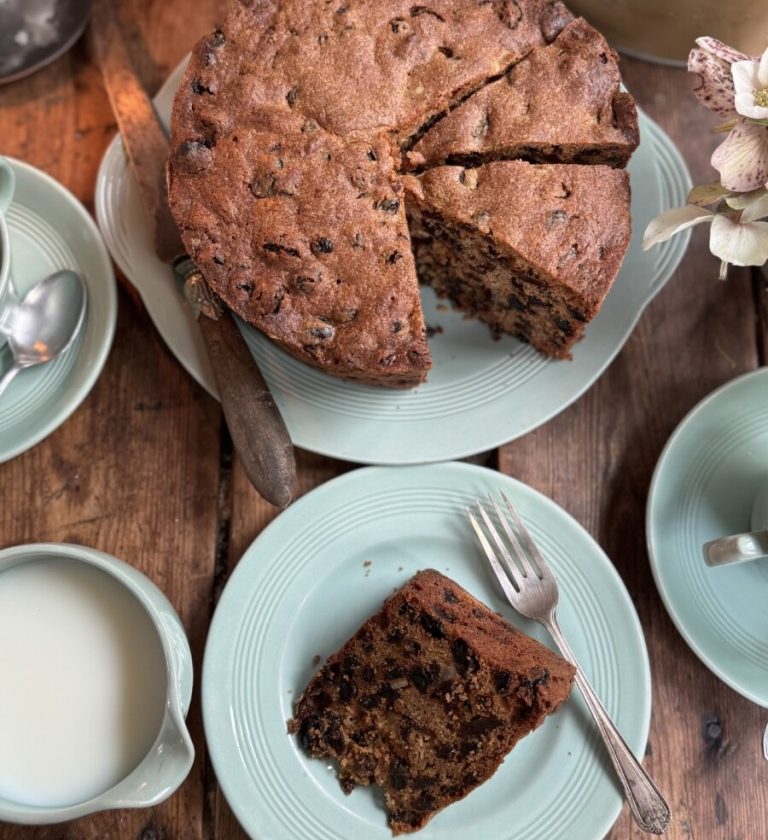 Fruit and Cherry Afternoon Tea Cake