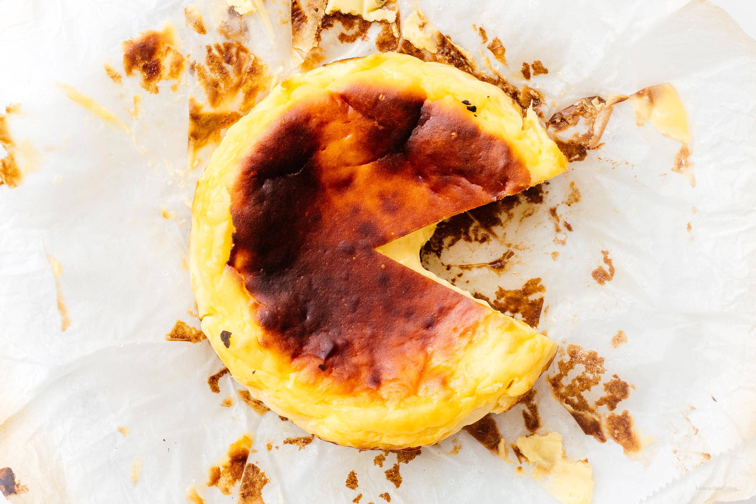 basque cheesecake | www.iamafoodblog.com