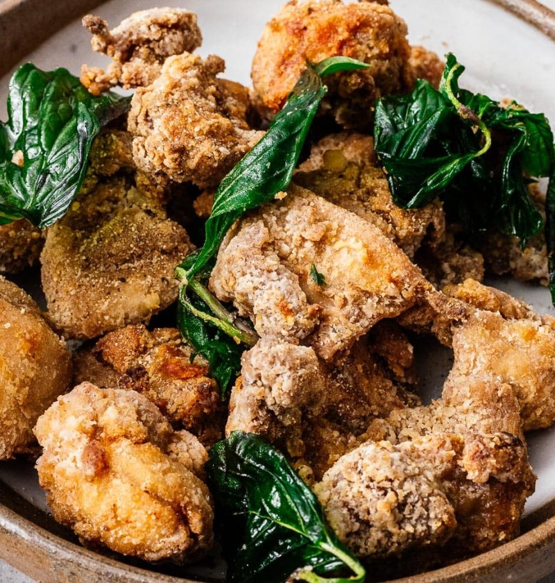 Easy Taiwanese Popcorn Chicken – air fried or baked