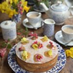 Spring Posy Victoria Sandwich Cake with Lemon Curd