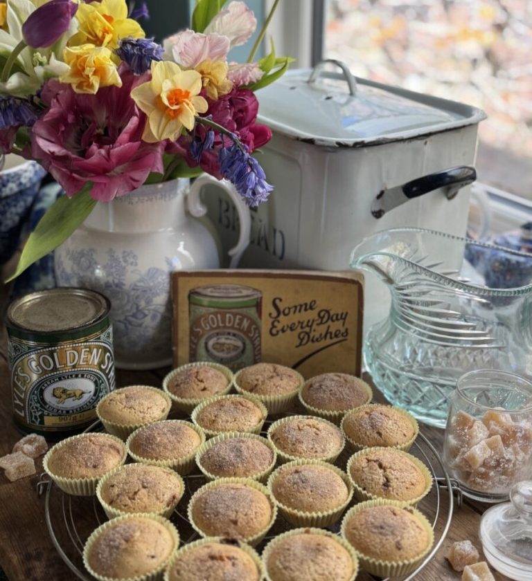 Afternoon Tea Cakes with Golden Syrup