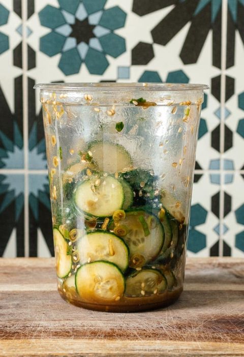 How to Make the Viral Tiktok Cucumber Salad