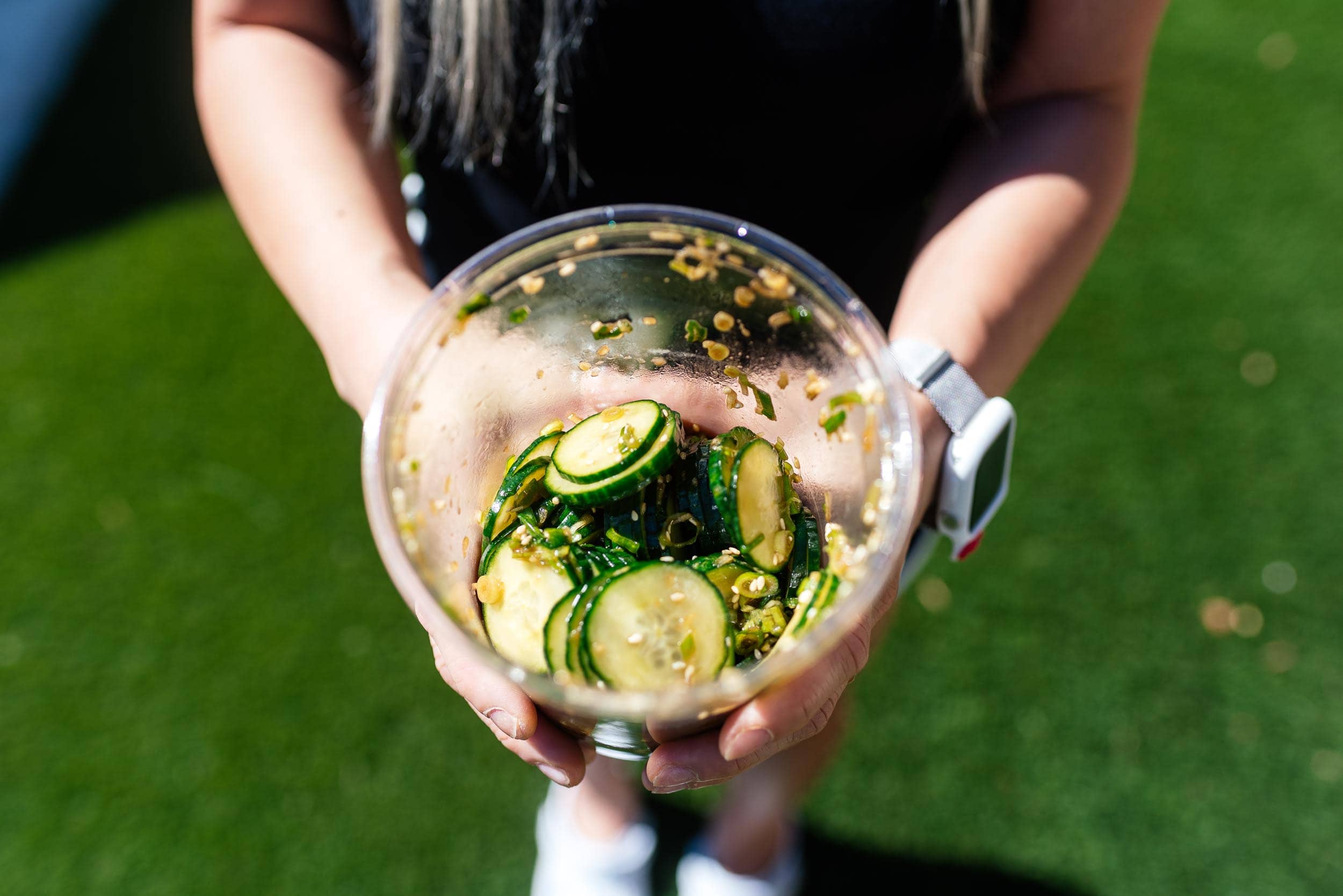 tiktok cucumber salad | www.iamafoodblog.com