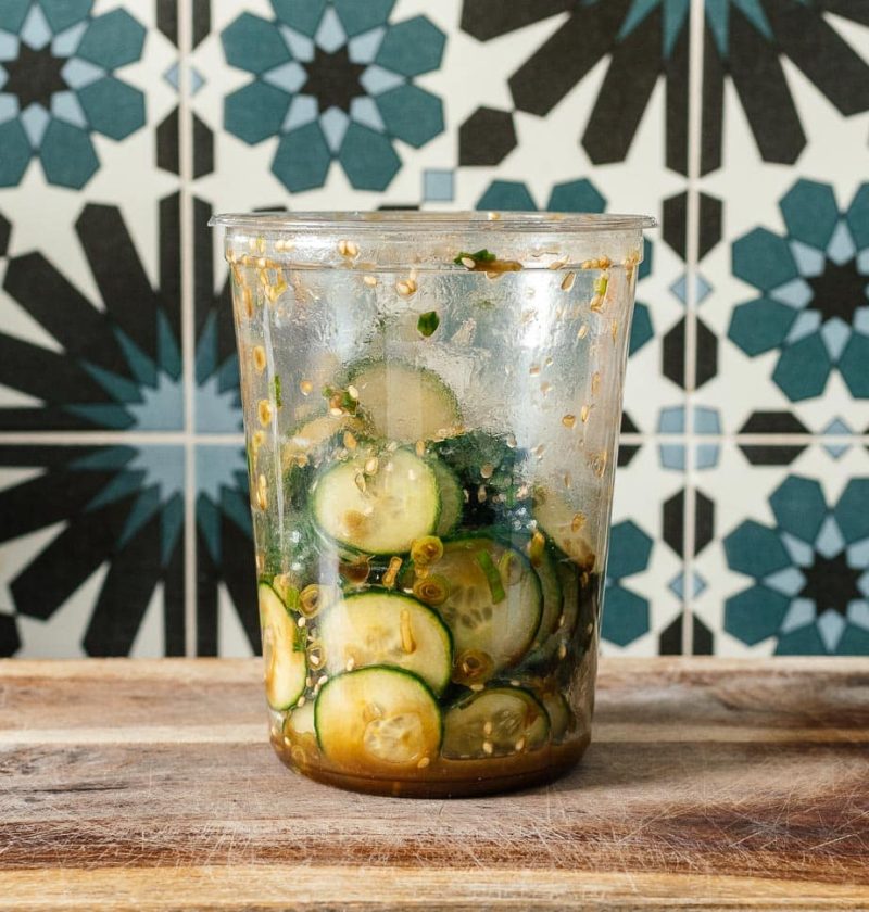 How to Make the Viral Tiktok Cucumber Salad