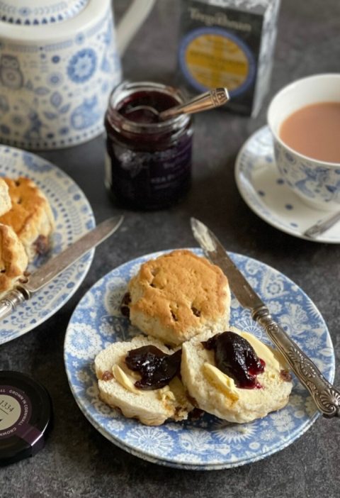 Earl Grey Fruit Scones