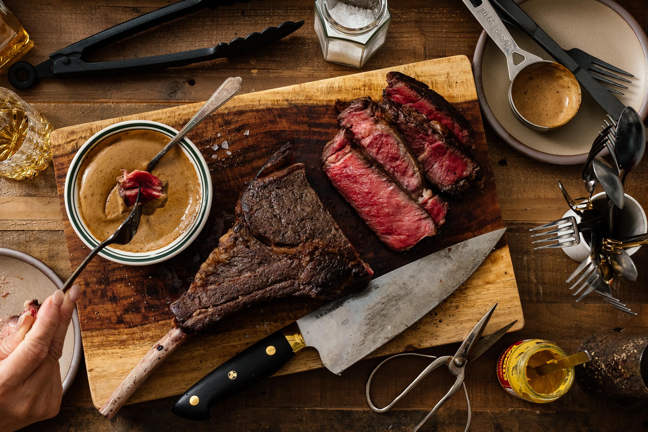 tomahawk steak | www.iamafoodblog.com