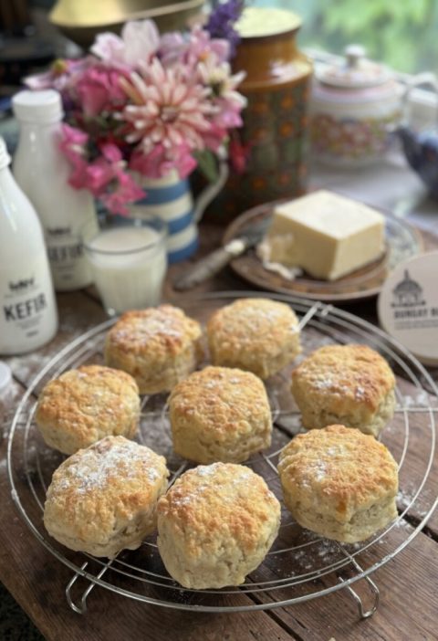 Very Cheesy Scones with Kefir
