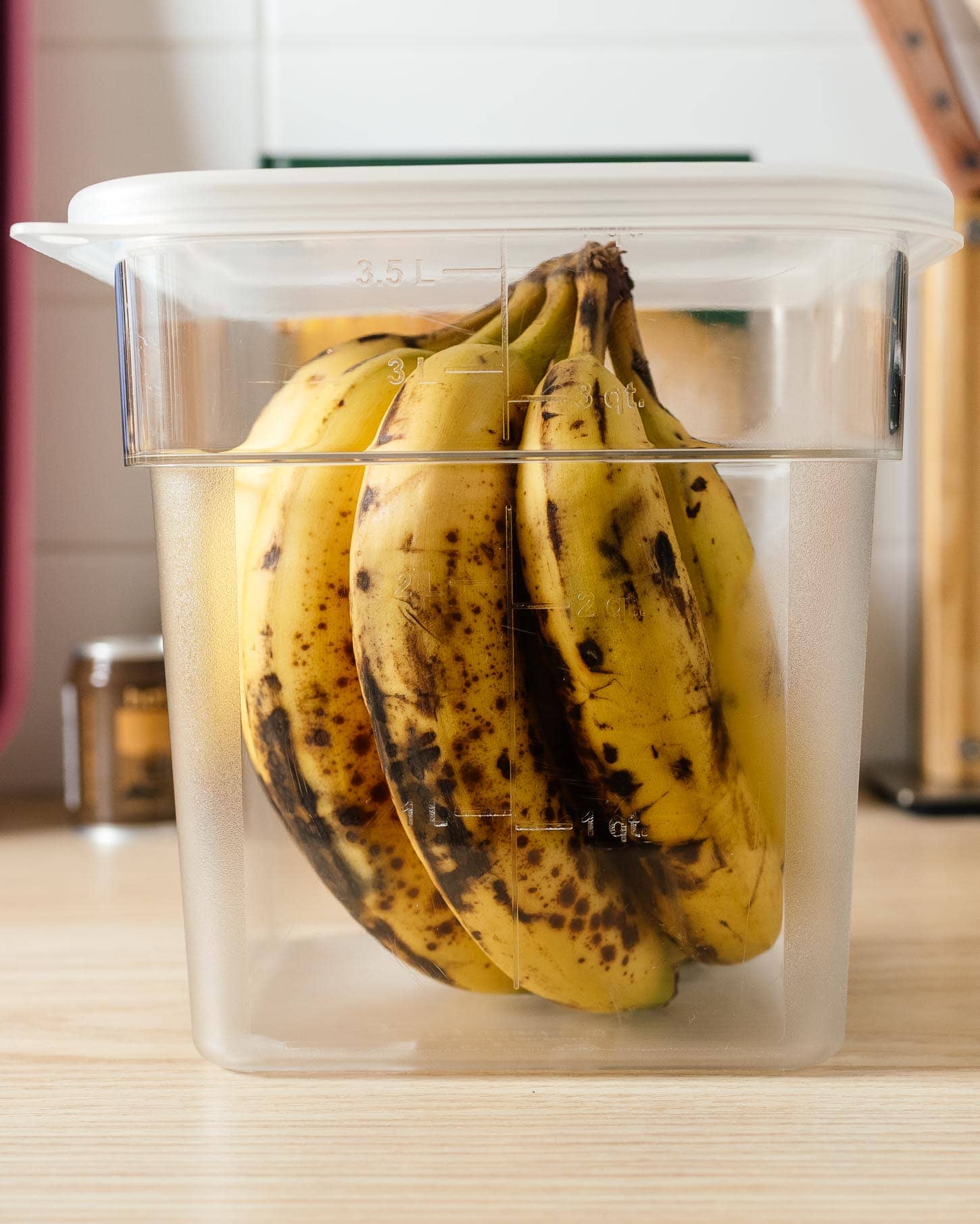 bananas in a container | www.iamafoodblog.com