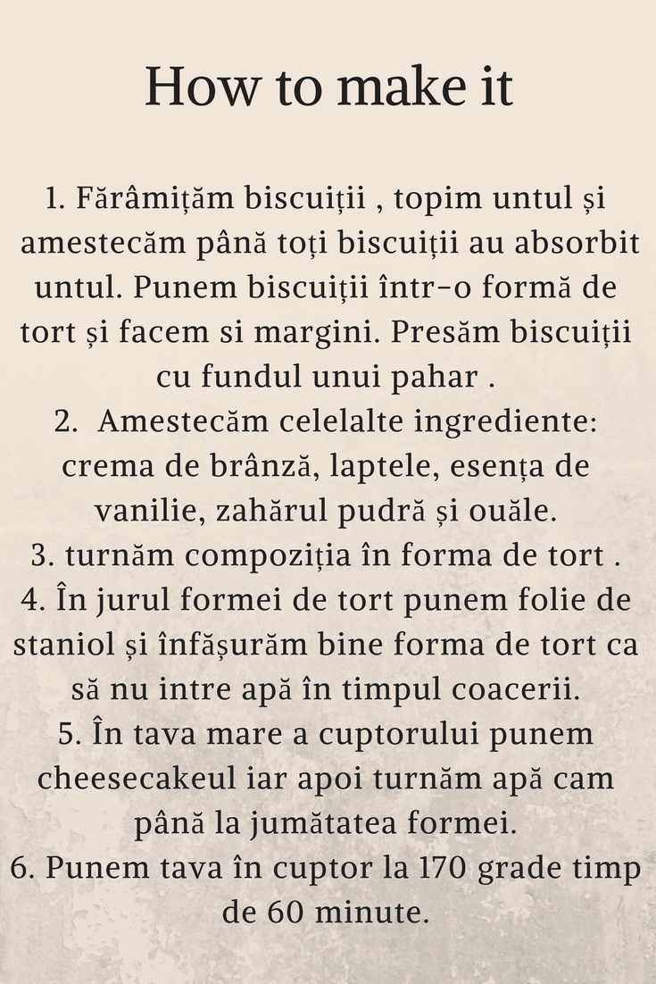 How to make it1