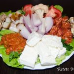 Tagliatelle cu creveti si sos de rosii