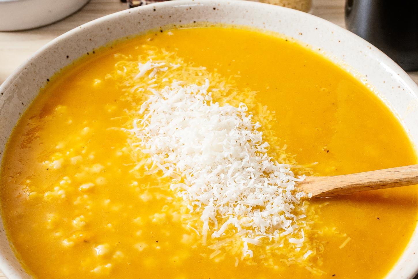 Italian penicillin soup with cheese