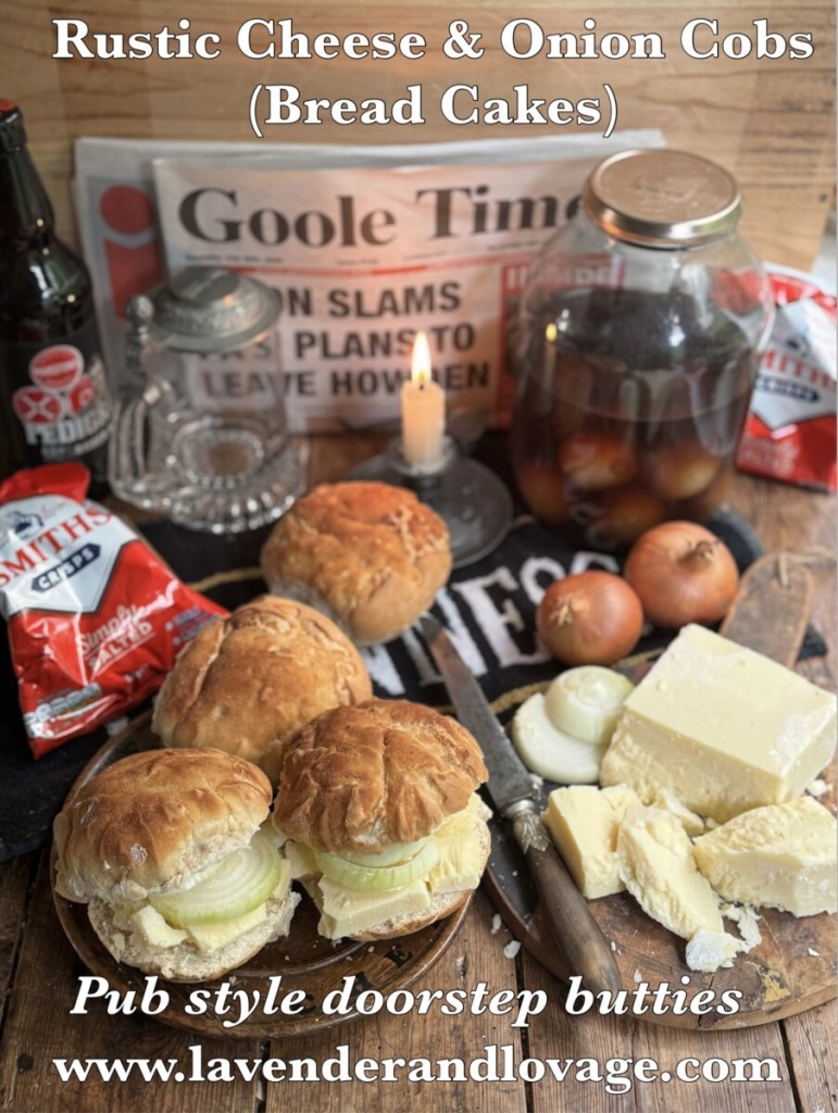 Pub Style Cheese & Onion Cobs (Bread Rolls)