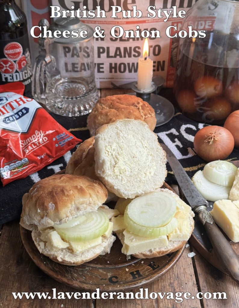 Pub Style Cheese & Onion Cobs (Bread Rolls)