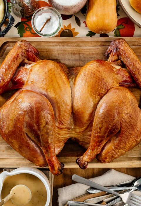 Smoked Spatchcock Turkey