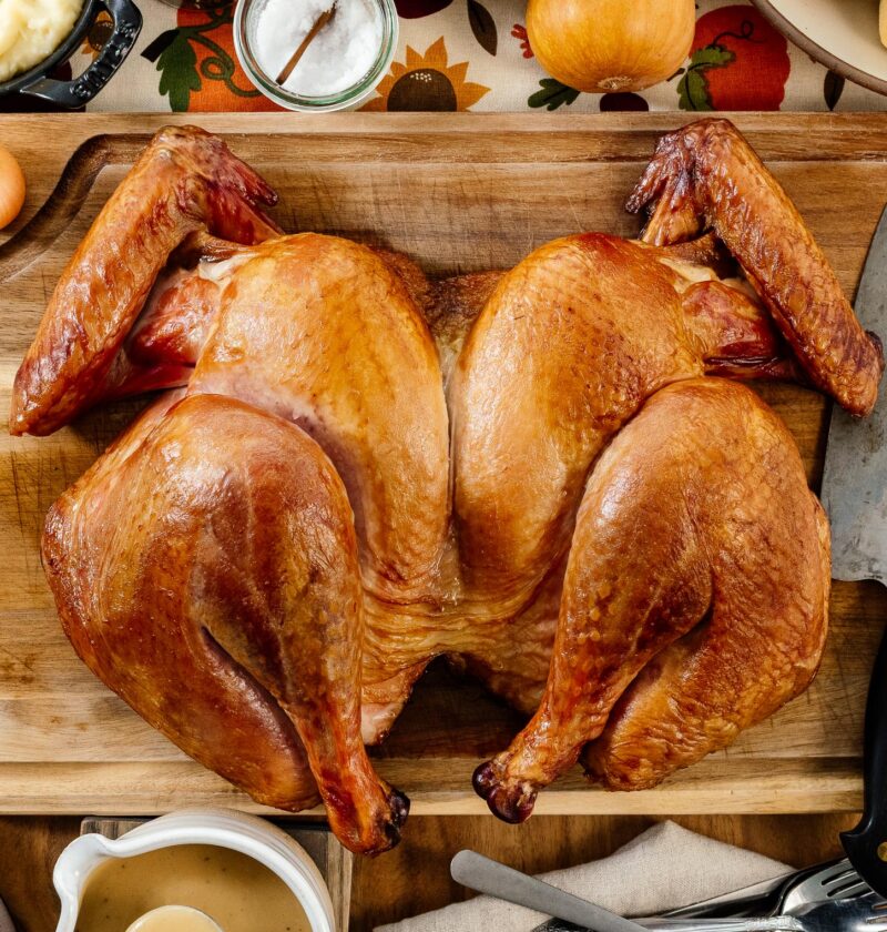 Smoked Spatchcock Turkey