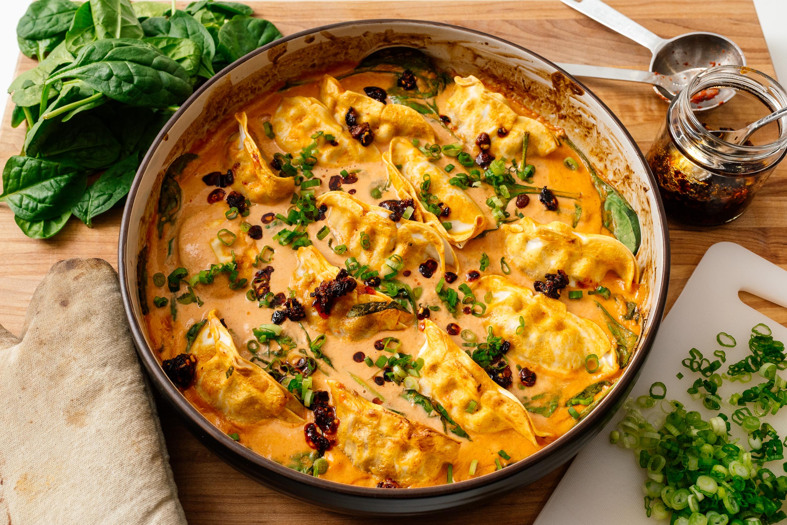 Viral Trader Joe's Dumpling Bake